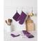 DII® Eggplant Combo Windowpane Dishcloths, 6ct.